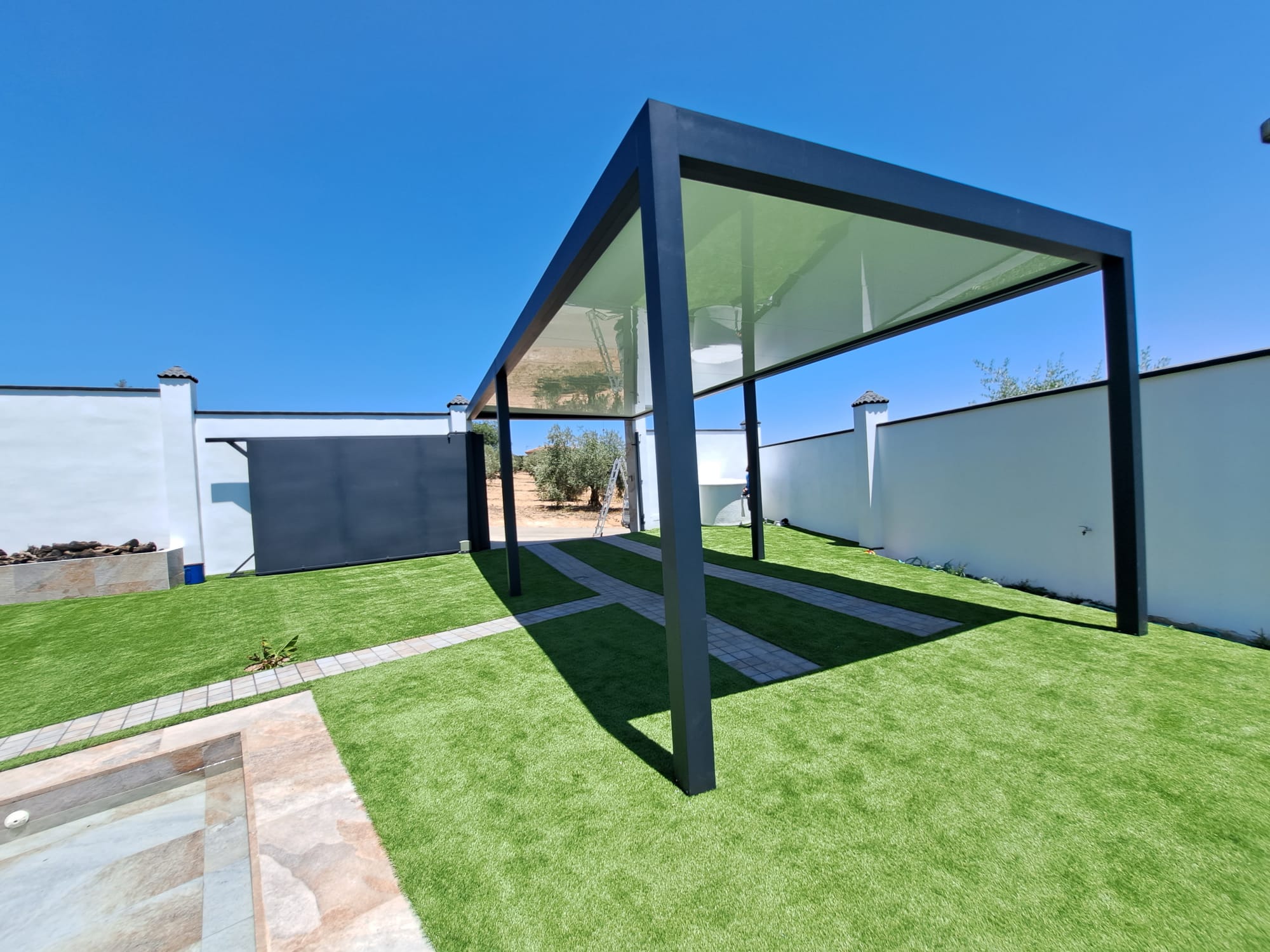 Pérgola para coches